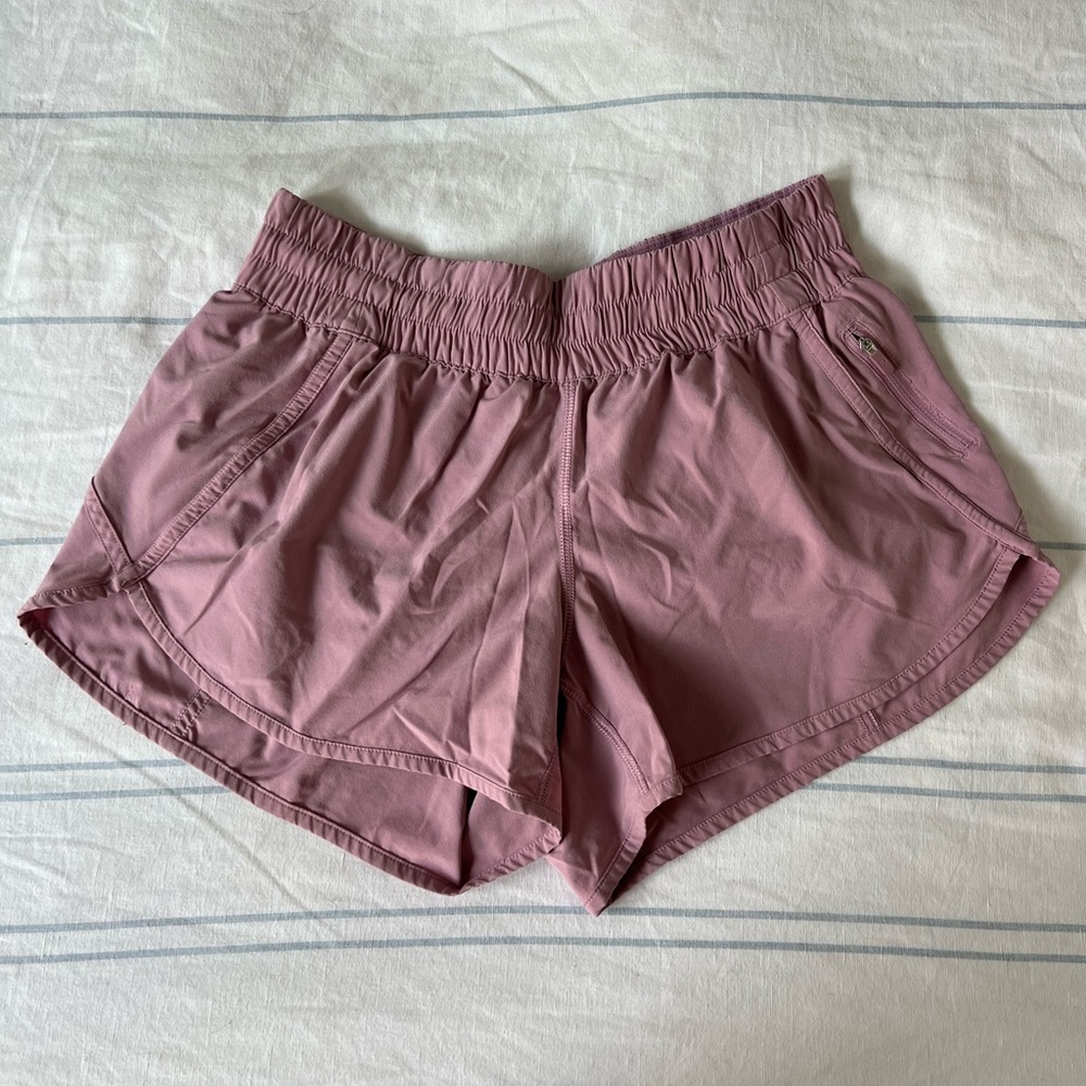 Dusty pink tracker shorts, size 10